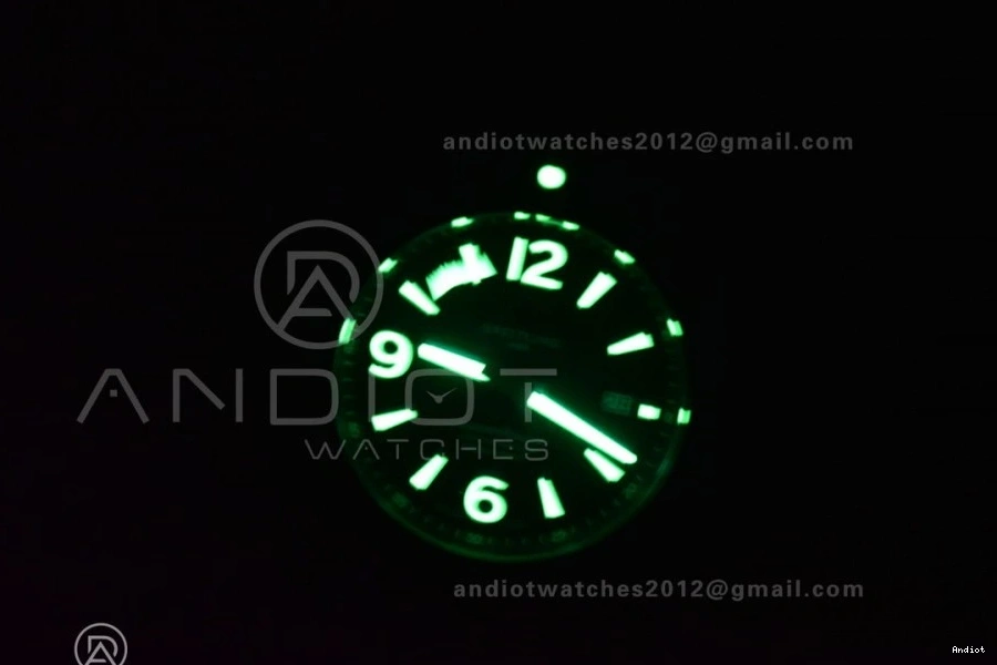 Bezel Blue On Dial A2824 1:1 Best Superocean Edition Black Black Automatic TF Strap Rubber 44 0329